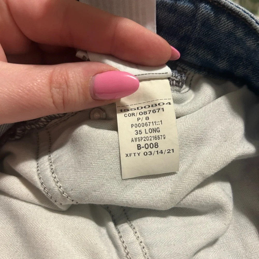 Abercrombie and Fitch Curve Love High Rise Super Skinny Ankle Jean Size 20 Long - Picture 5 of 6